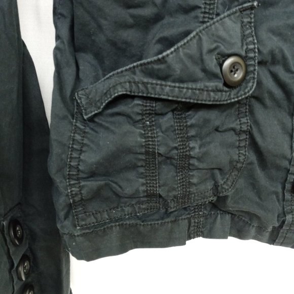 Harley Davidson Black Button Down Shirt Rhinestones Embroidered Red Rose - Picture 7 of 13